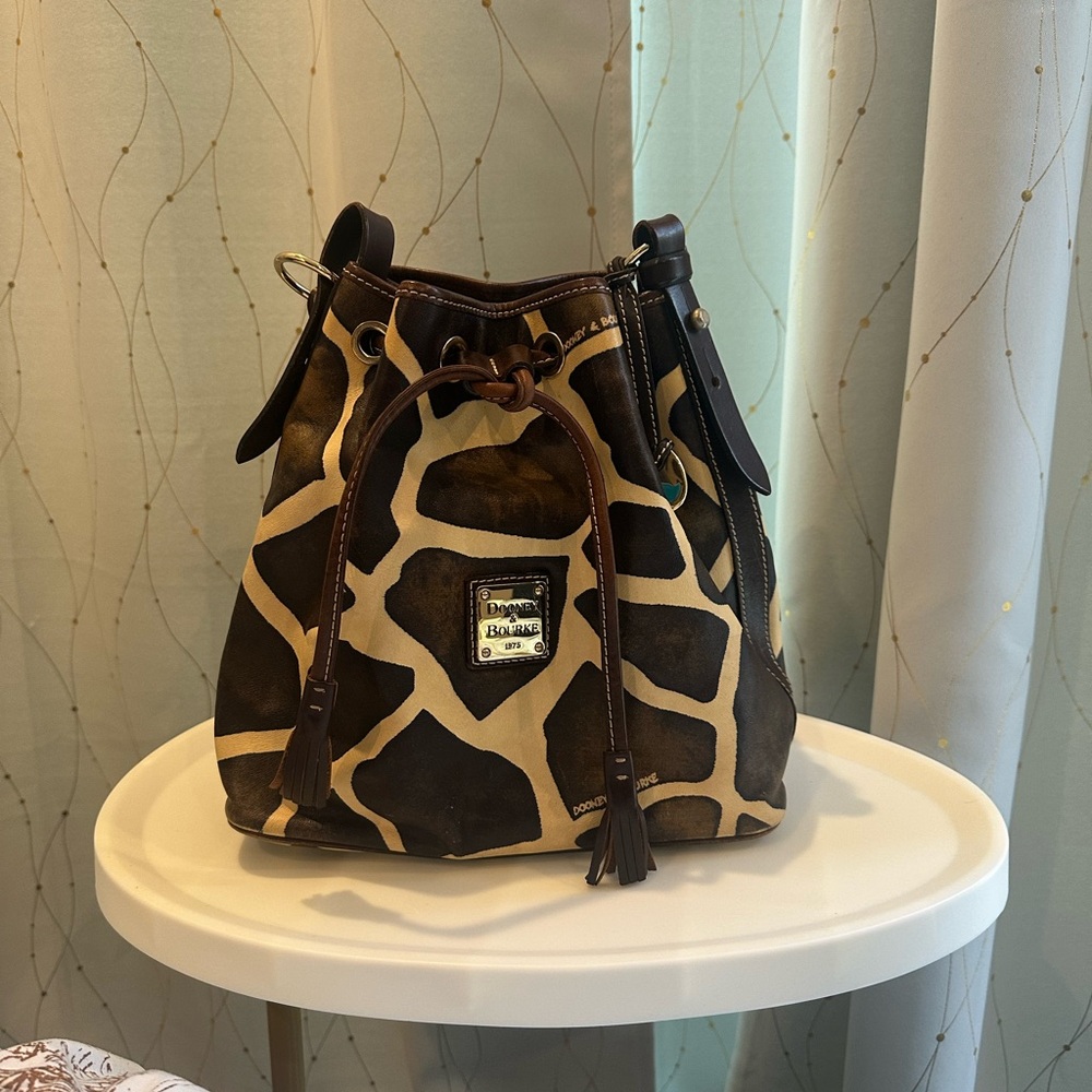 Dooney & Bourke Giraffe Print Shoulder Bag